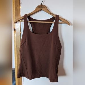 lululemon Instill Tank - Roasted Brown SZ 8